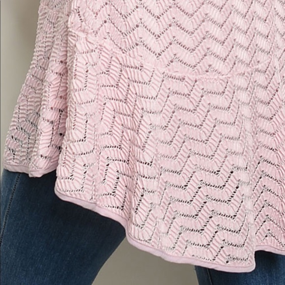 💕 Short Ruffled Sleeve Tunic Top - Picture 5 of 6